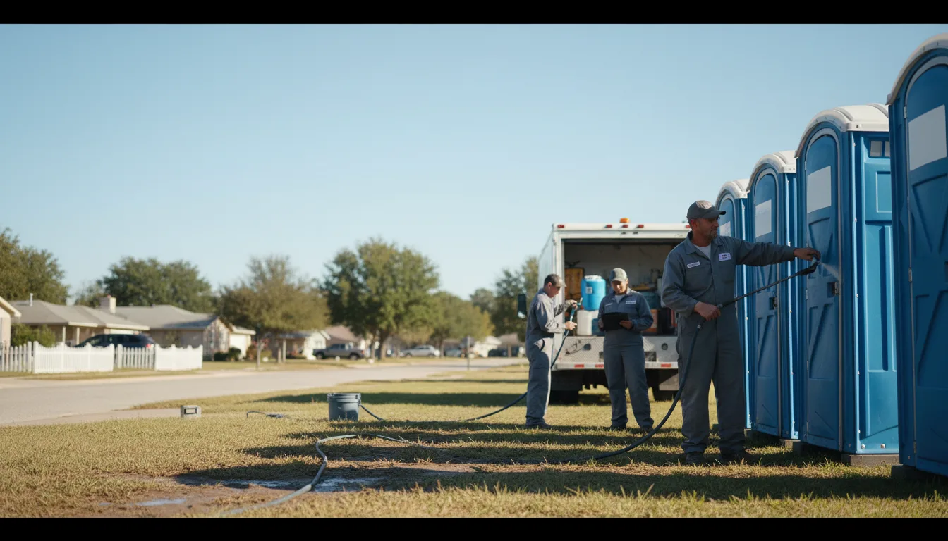 Long-Term Portable Toilet Rental in Arnold, KS near me